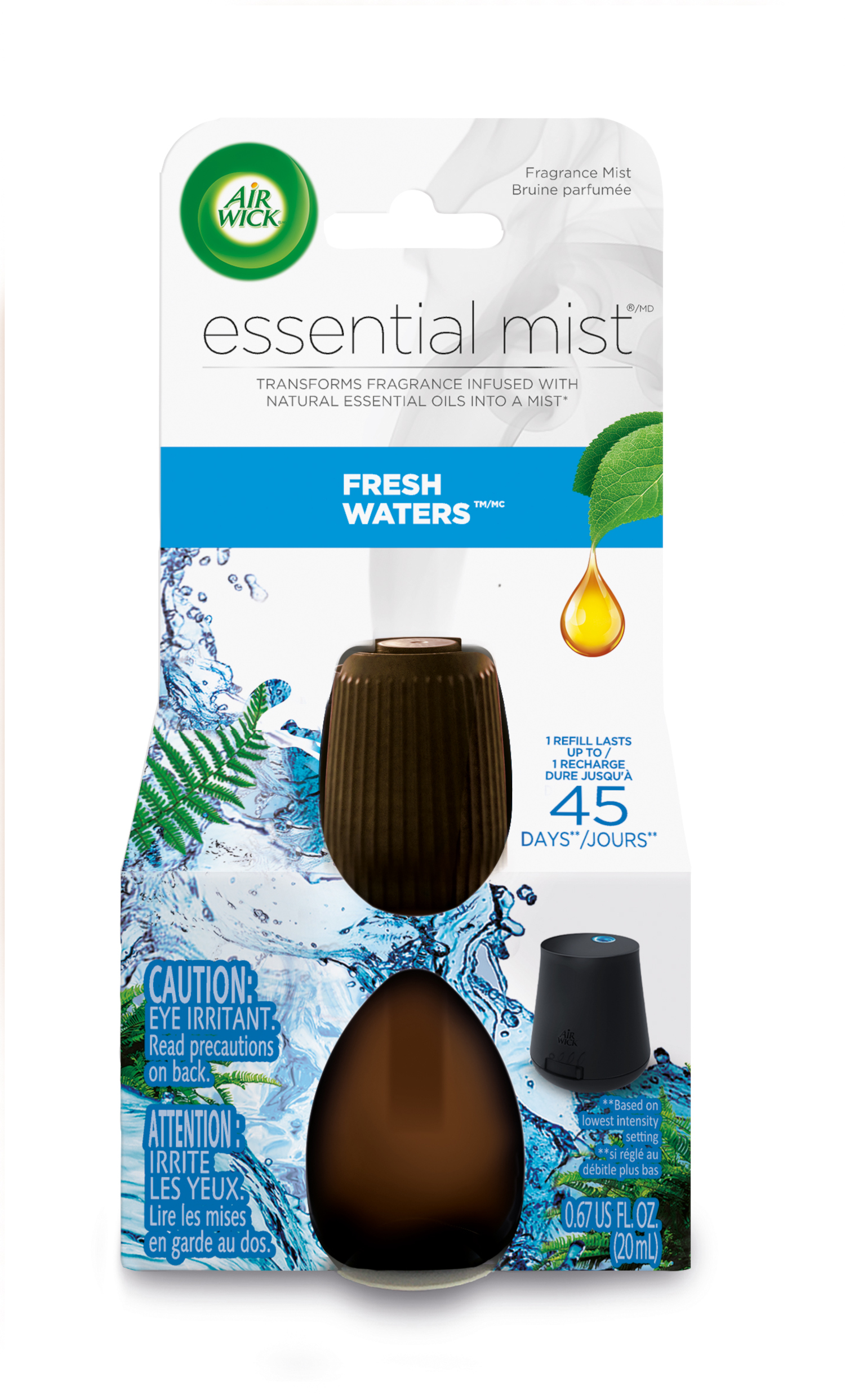 AIR WICK Essential Mist  Fresh Water Breeze Canada Discontinued